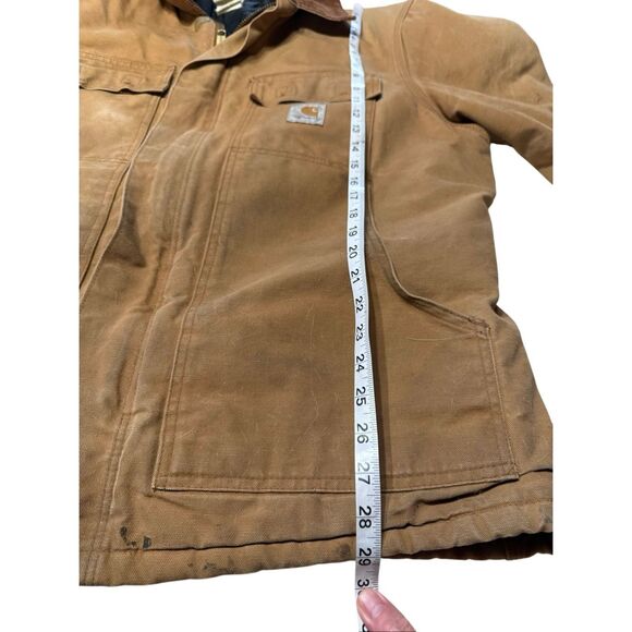 Carhartt Mens Duck Barn Jacket Brown Sz 44 - Picture 6 of 8